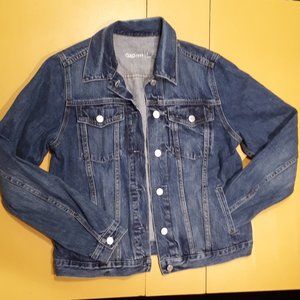 Gap Icon Medium Wash Denim Jacket Size Large